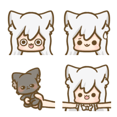 White fox daily emoji