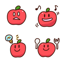 Crispy apple emoji