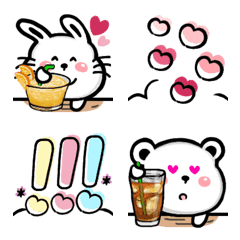 Lightly sweetened bear & rabbit/Emoji2