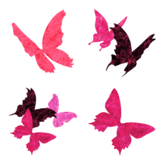 ◆蝶だらけ‼️◆絵文字