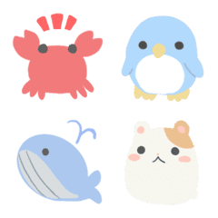 Kawaii animal emoji