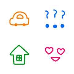 colorful petite Emoji