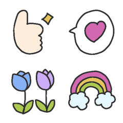 simple doteiban emoji