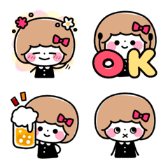 Lovely Cute Girl Emoji