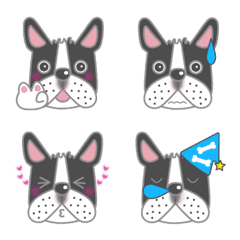 French bulldog chan emoji