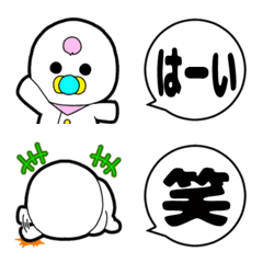 Hagechobin's everyday used emoji