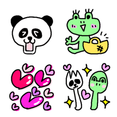 Emoji of PA-PANDA-FROG
