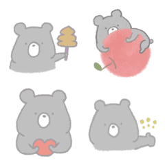 (Emoji) Dull color bear