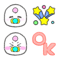 Hagechobin-chan crayon emoji