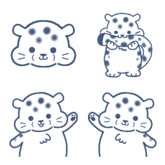 Snow leopard's emoji