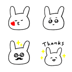 White rabbit's Emoji