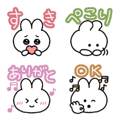 A girly rabbit like Sticker