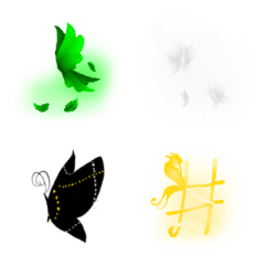 Monochrome_colors_butterfly