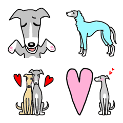 Italian Greyhound Emojis
