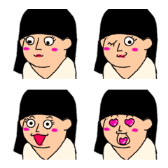 Expression of the girl