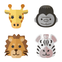 [ animal ] Emoji unit set of all3