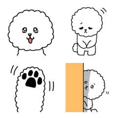 Bichon Frise fluffy emoji