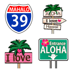 Hawaii*ALOHA* signboard