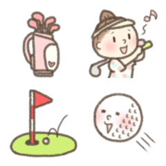 Tamagobolo's daily life - golf emoji