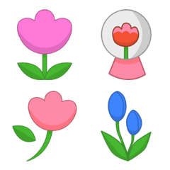Cute little tulips