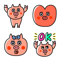 My favorite pig emojis.