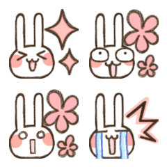 Simple and cute rabbit Emoji3
