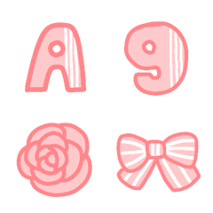Cutie emoji : abc pinky pastel