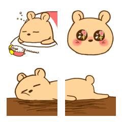 Lazy easygoing bear -Emoji-