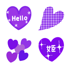 heart&heart (purple)