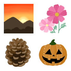 Japanese autumn emoji