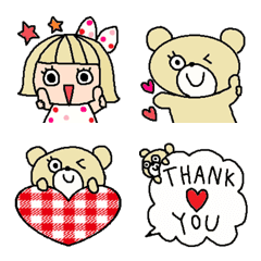 Various emoji 725 adult cute simple