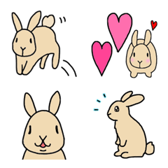 Emoji of the Cute Rabbit