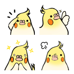 Cockatiel emoji by morimoto