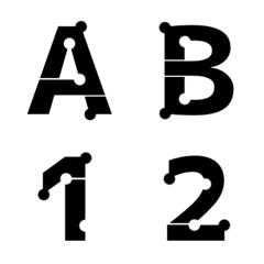 Alphabet paper hole cycle cut