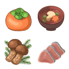 The taste of autumn Emoji