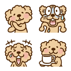 Putaro the Poodle Basic Emoji2