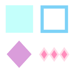 Translucent square emoji
