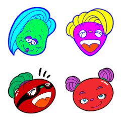 Emoji vegetables&fruits