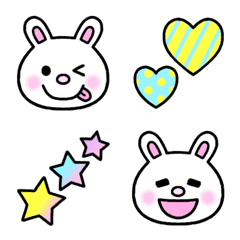 Rabbit & various emoji