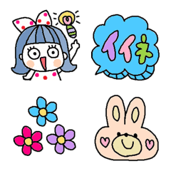 Various emoji 738 adult cute simple