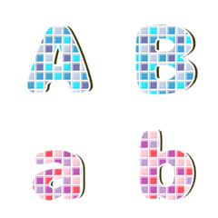 tile colorful alphabet