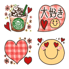 Gingham check recommended emoji
