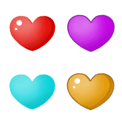 Colorful love(Lovers, sweet, friendship) – LINE Emoji | LINE STORE
