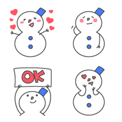 Snow man emoji