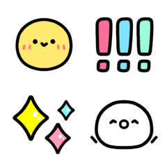 Simple and easy to use.Basic emoji set 1