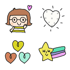 Various emoji 766 adult cute simple