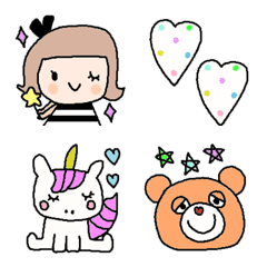 Various emoji 767 adult cute simple