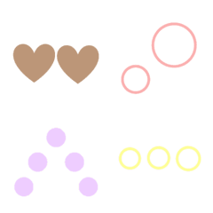 Simple cute decorative emoji
