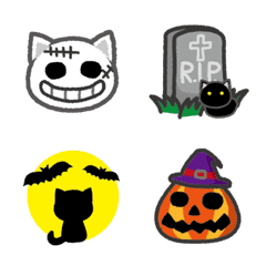 Cat's de Emoji ver.Halloween