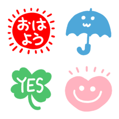 Everyday yurukawaii emoji